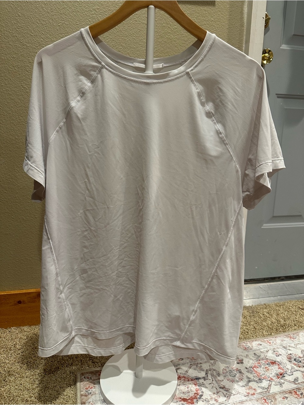 Athleta Short Sleeve Tee in Soft White